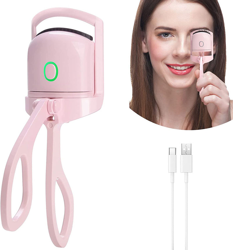 Portable Electric Heated Eyelash Curler – Rechargeable & Long-Lasting