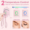 Portable Electric Heated Eyelash Curler – Rechargeable & Long-Lasting