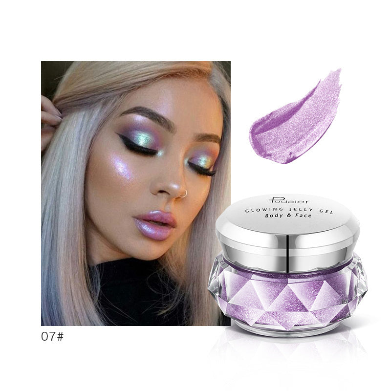 Mermaid Glow Jelly Highlighter – Gold Liquid & Body Glitter