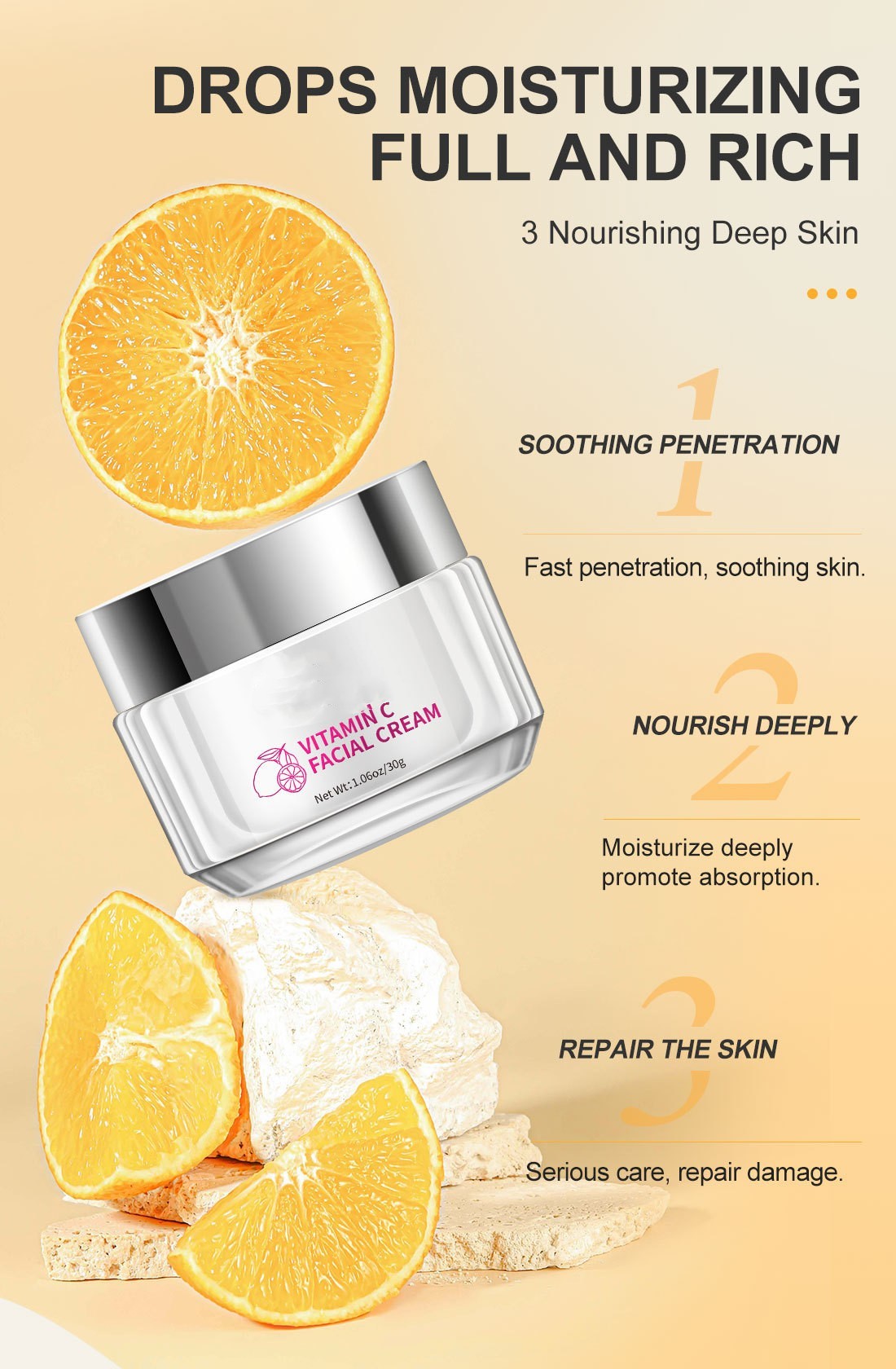 Vitamin C Face Cream – Brightening & Hydrating Skin Care